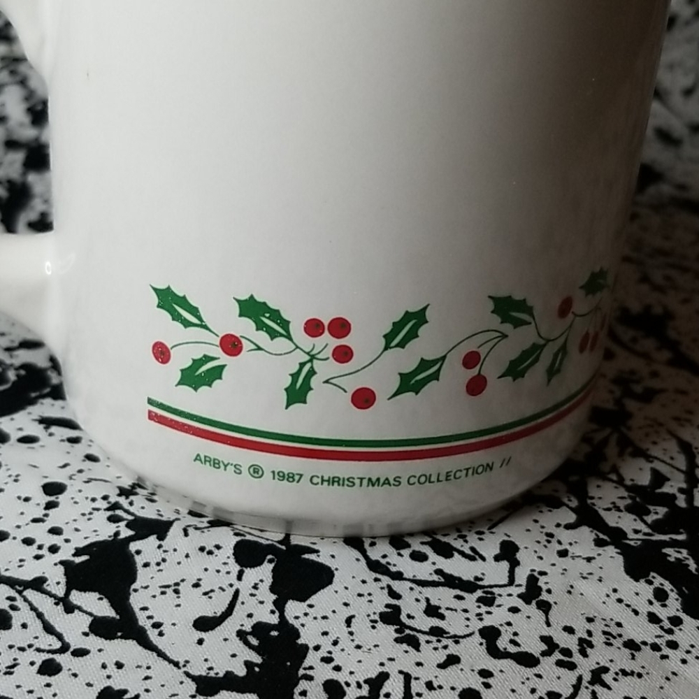 Vintage Arbys Mug Christmas Collection Mug